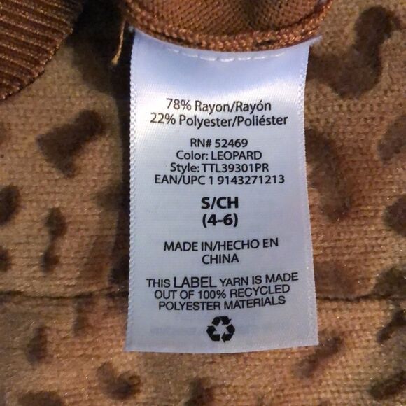 Leopard sweater,Time and Tru size S - Picture 4 of 5